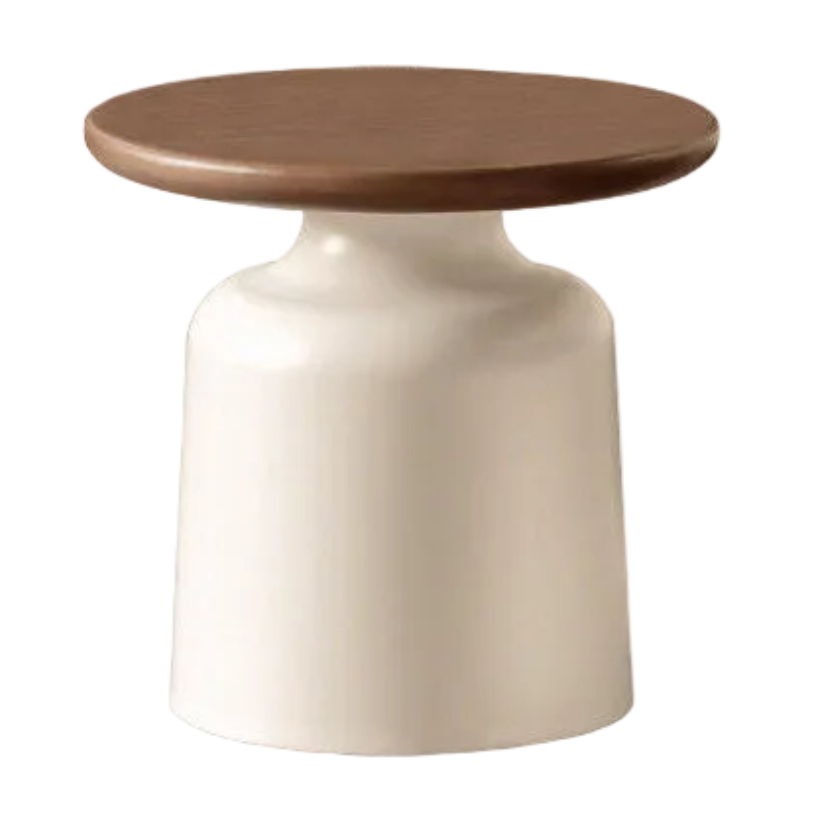 Solid Rubberwood Round Coffee Table