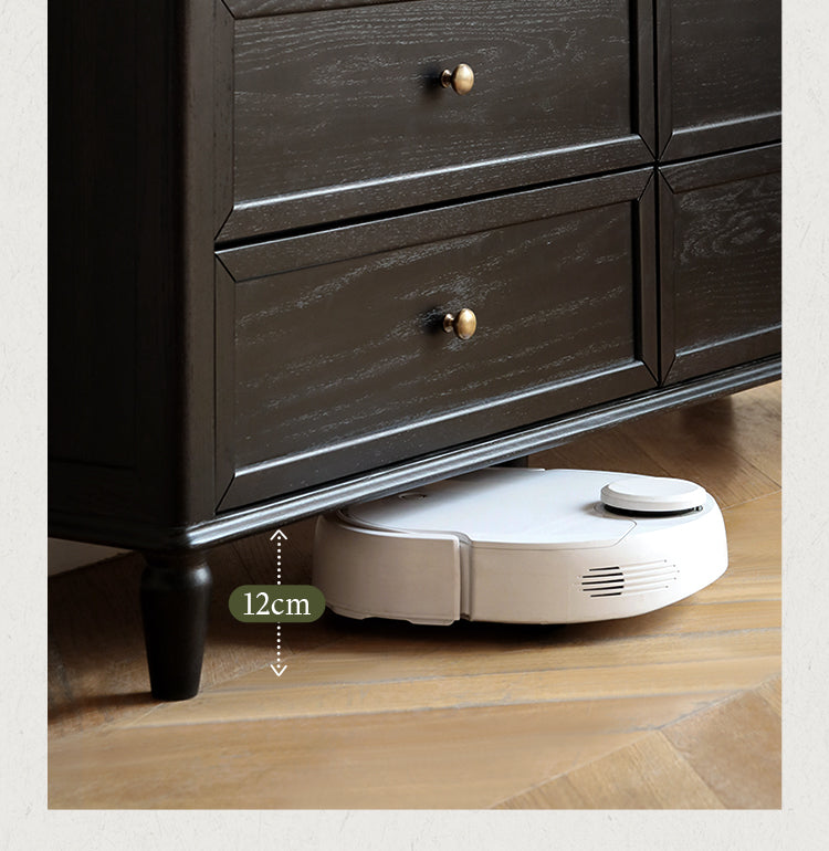 Solid RubberWood, Oak Solid Wood American Style Dresser, Drawers