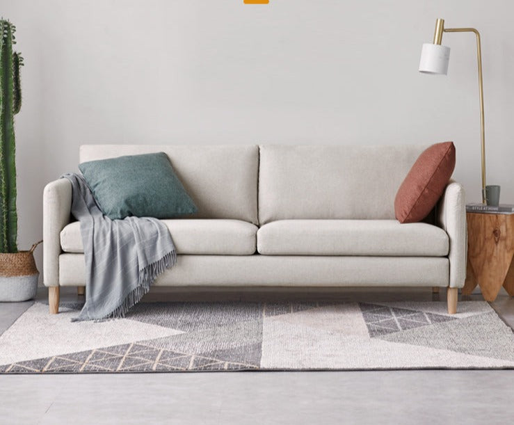 Fabric sofa simple modern.