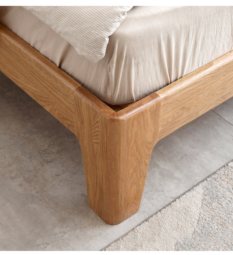 Oak Solid Wood Luminous Bed