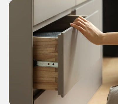 Tulipwood , Oak Solid Wood Telescopic Vanity Table Three Drawers.