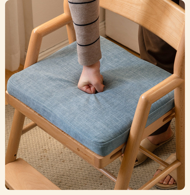 Oak, Beech Solid Wood Kids Chair Height-Adjustable