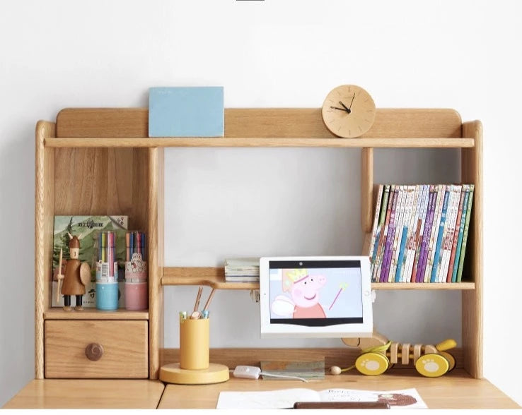 Oak, Beech Solid Wood Shelf Bookshelf