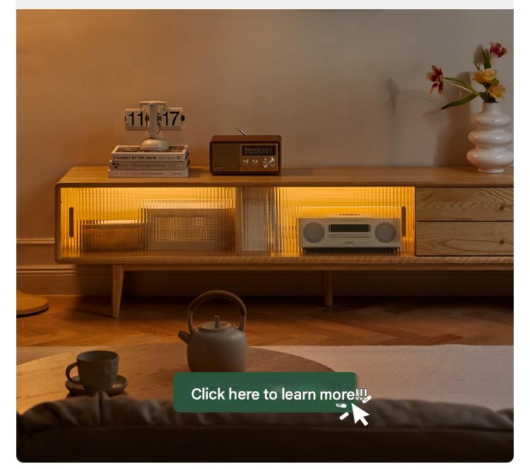 Oak Solid Wood TV Stand