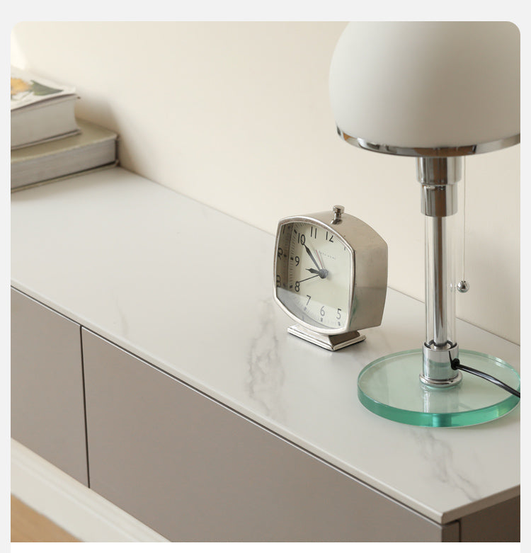 Poplar Solid Wood Wall-Mounted Suspended Splicing TV Cabinet.