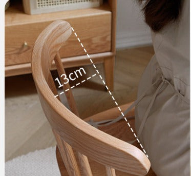 Oak, Cherry wood, Black Walnut Solid Wood 4 pcs set-Windsor Chair