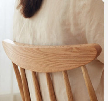 Oak, Cherry wood, Black Walnut Solid Wood 4 pcs set-Windsor Chair