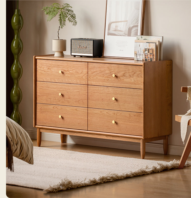Cherry Solid Wood Chest Of Drawers