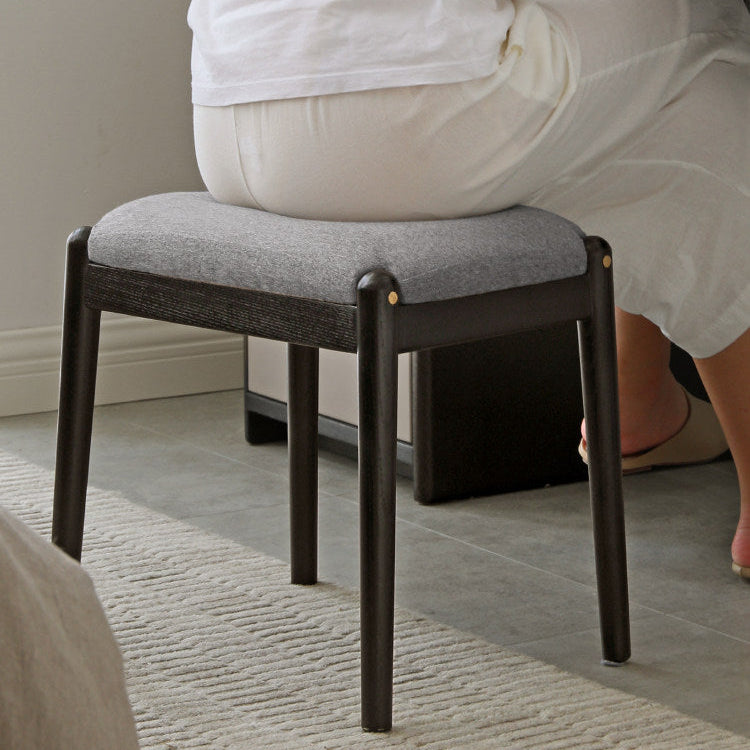 Oak, Birch Solid Wood Makeup Stool