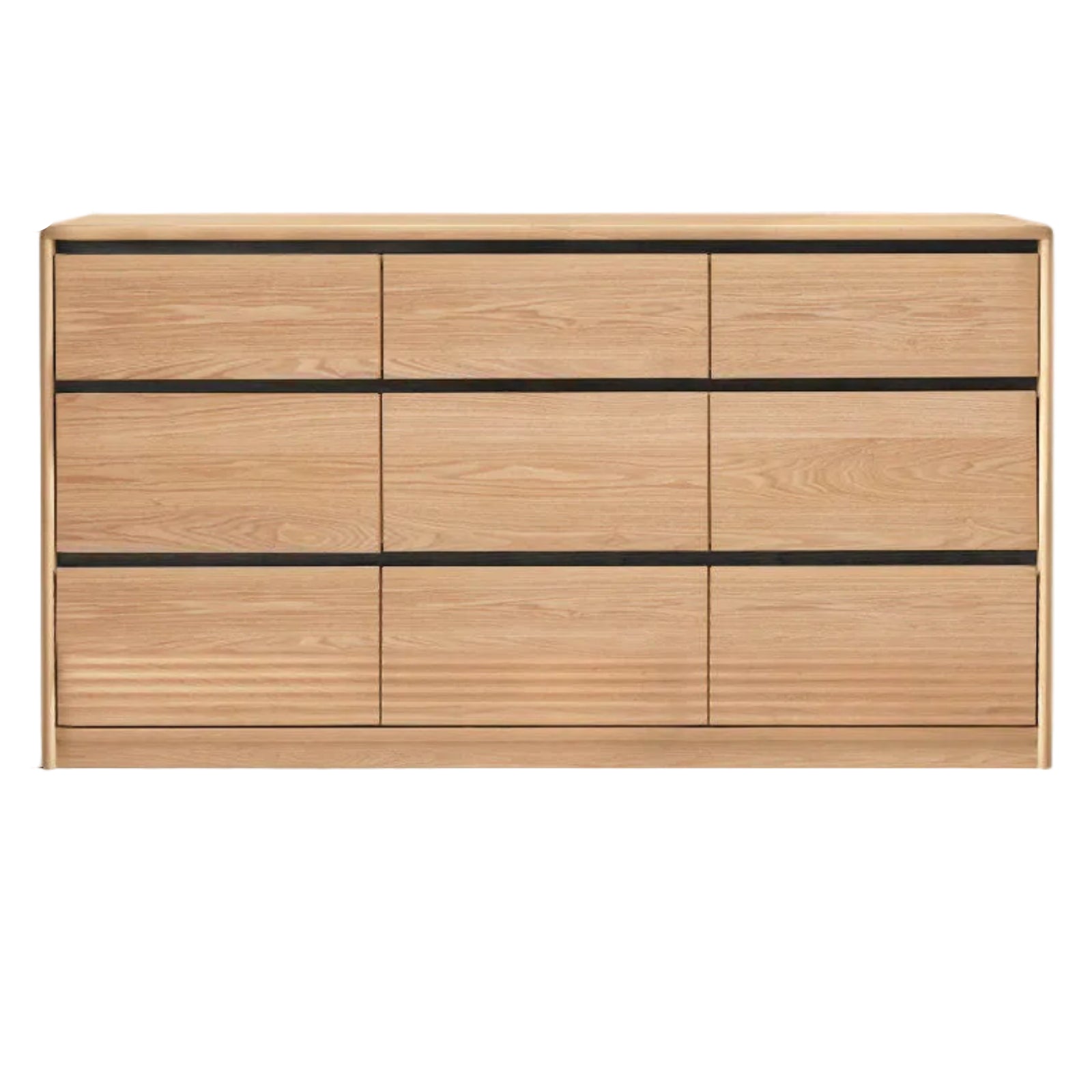 Oak, Ash Solid Wood Modern Minimalist Chest of Drawers