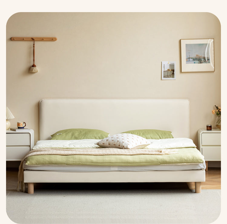 Floor Bed for toddler, kids Montessori beds,Children's bed/adult bed organic leather"