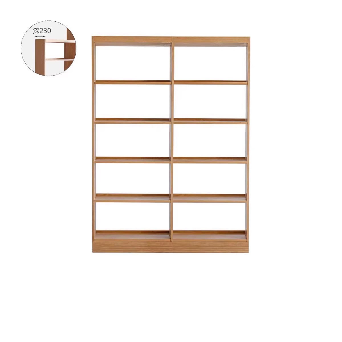 Floor To Ceiling Bookshelves Oak solid wood"