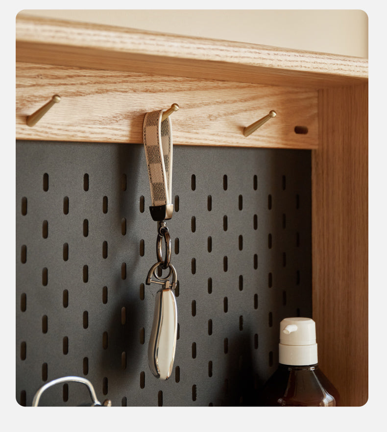 Oak Solid Wood Ultra-thin DIY Bookcase