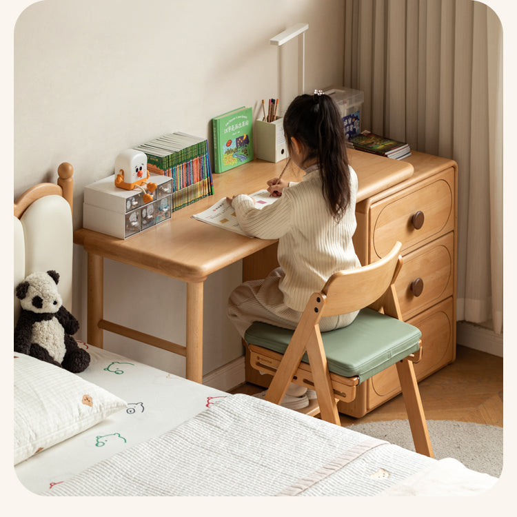 Beech Solid Wood Сhildren's Double Desk