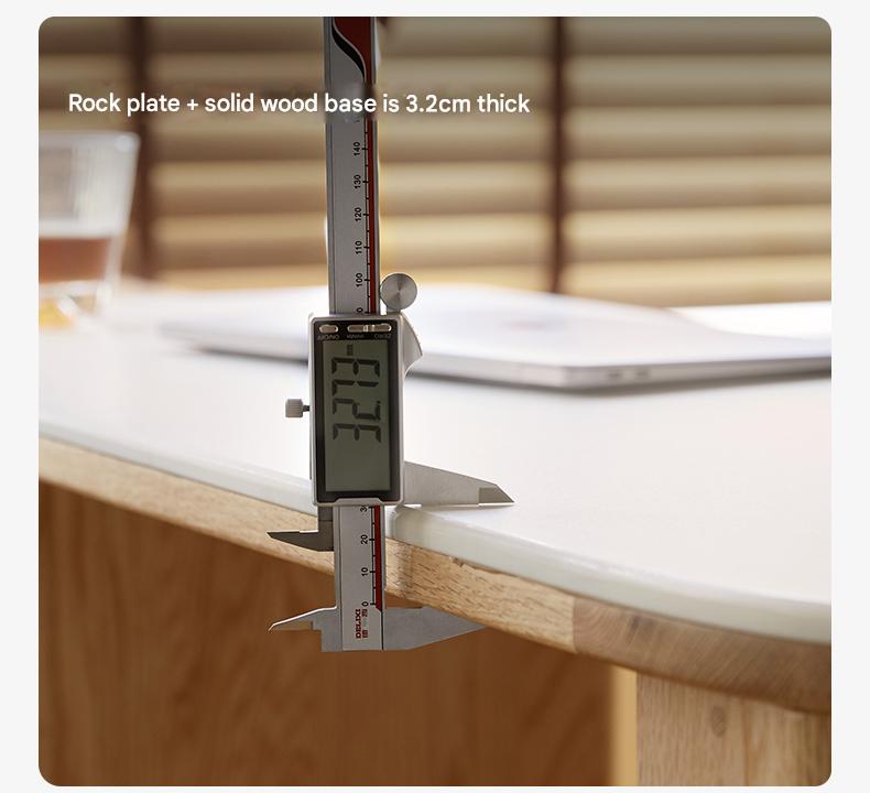Oak Solid Wood Retractable Rock Plate Bar Table