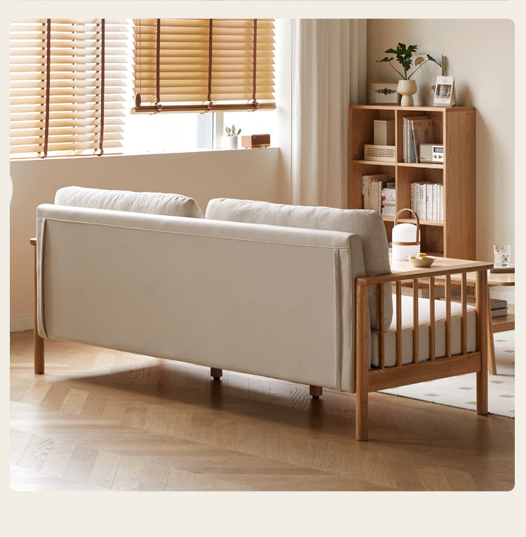 Oak Solid Wood Sofa Fabric.