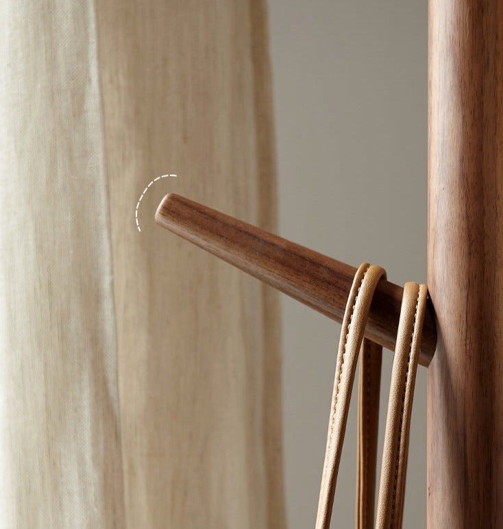Black Walnut Solid Wood Clothes Hanger