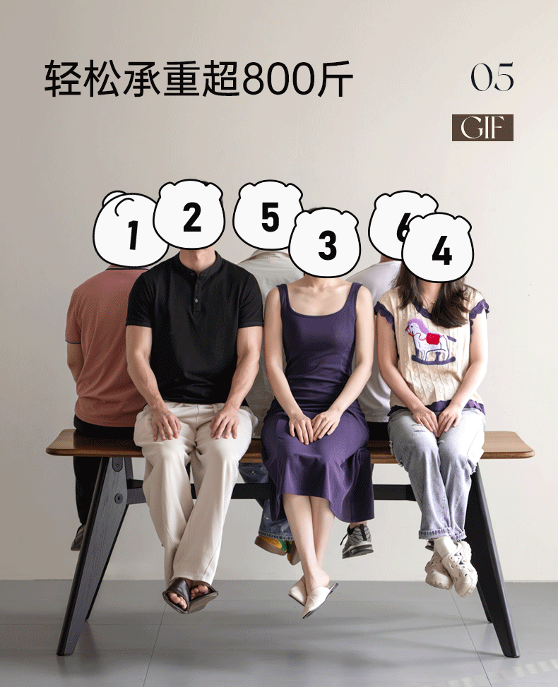 Oak Solid Wood Italian Light Luxury Dining Table