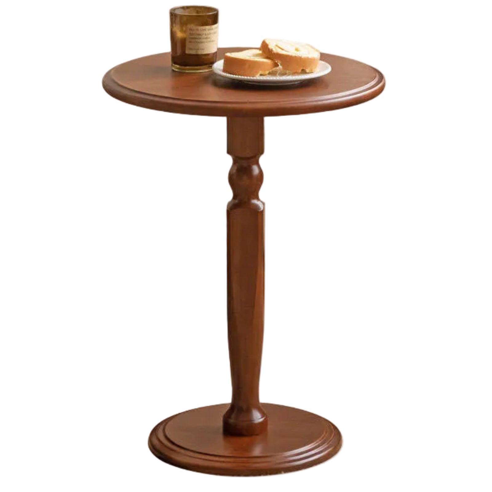 Solid Rubberwood, Poplar Solid Wood Side Table Black Small Furniture