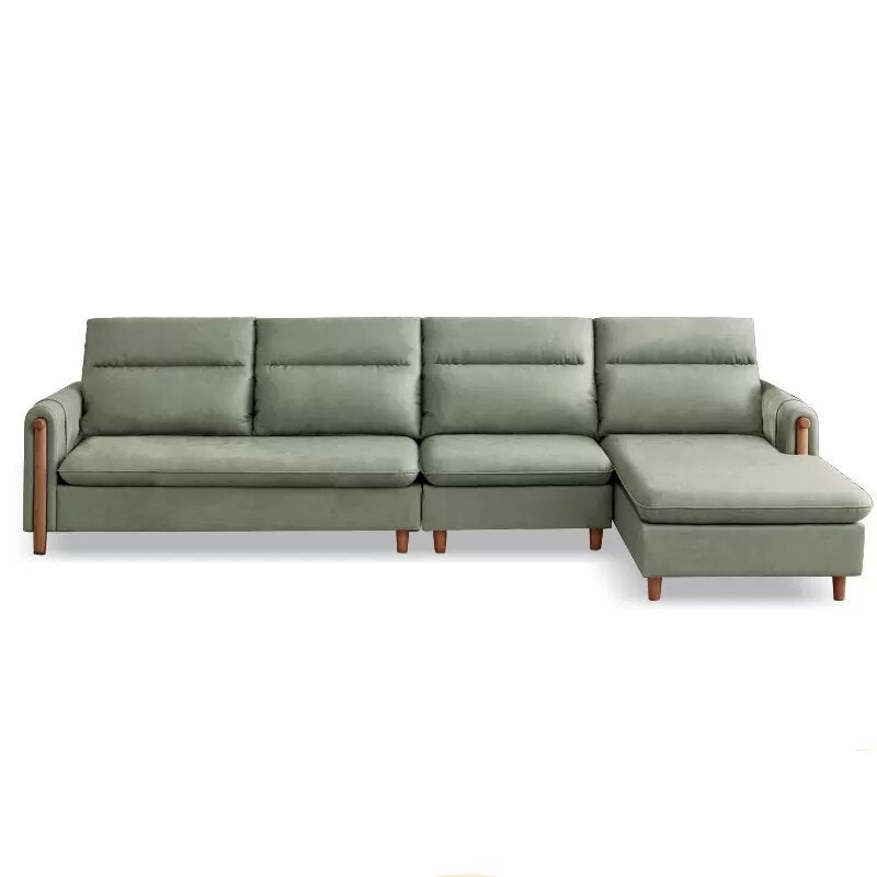 Fabric Contemporary Sectional Sofa with Relaxed Seating