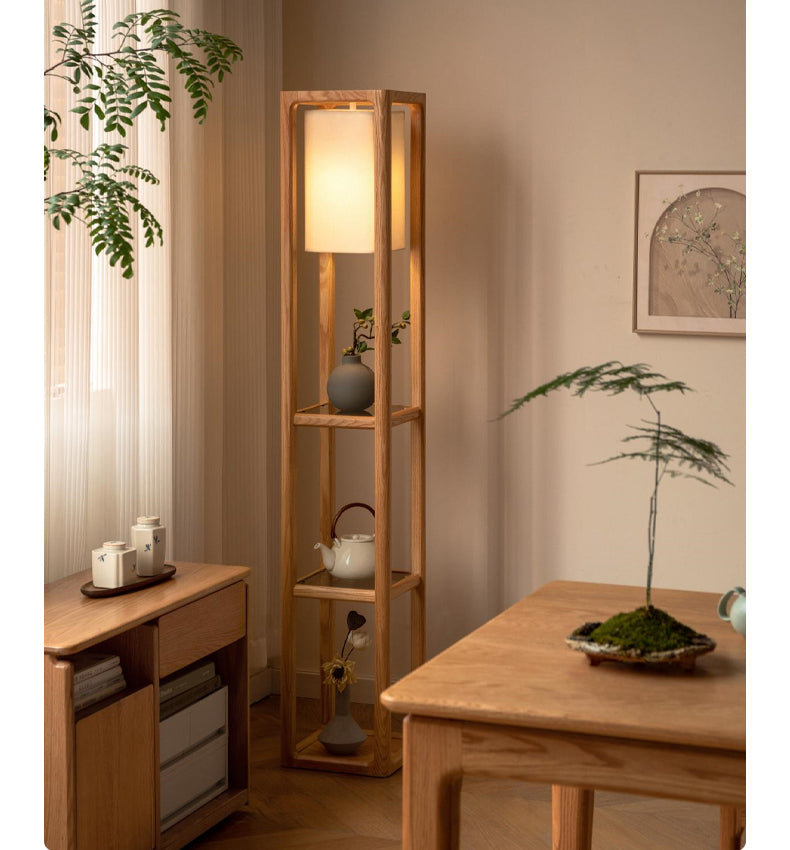 Oak Solid Wood Bright Lamp