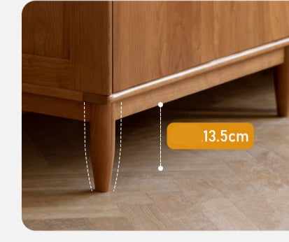 Cherry, Oak Solid Wood Fascinating Wardrobe.