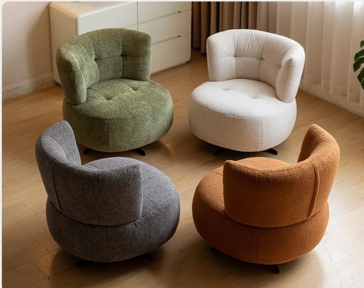 Fabric Modern Simple Single Seat Armchair.
