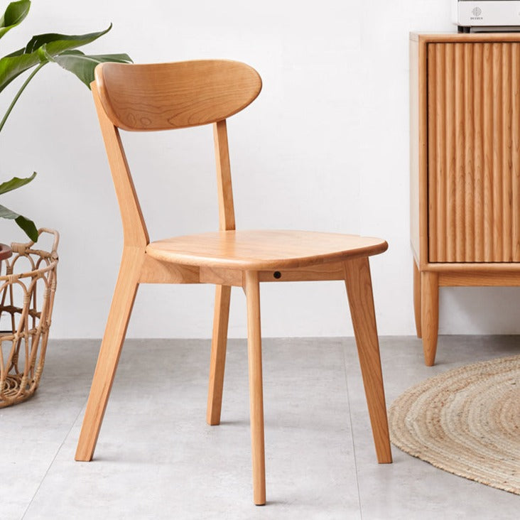 Cherry Solid Wood Modern Dining Chair