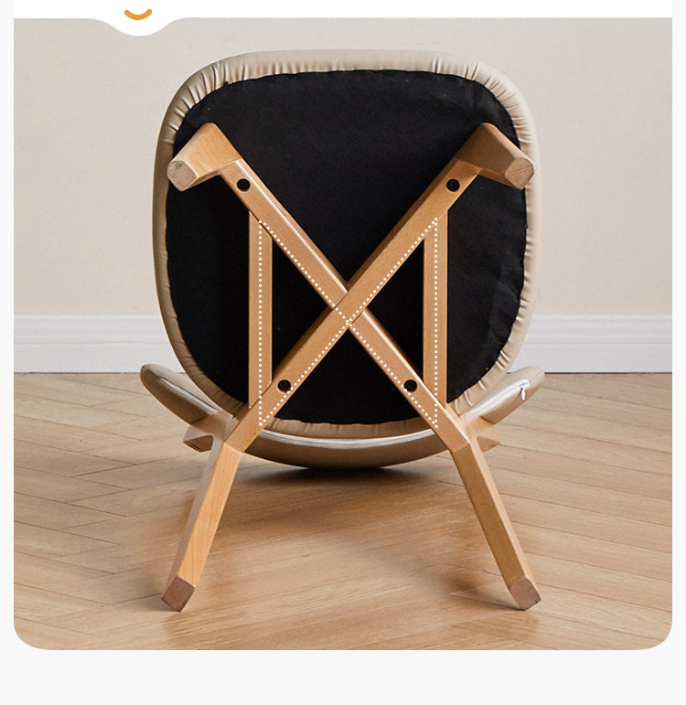 Beech Solid Wood Dining Soft Padded Butterfly Chair 4pcs