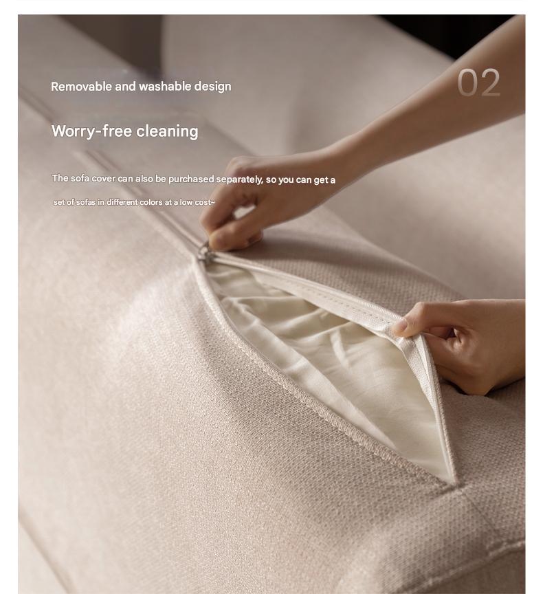 Black Walnut, Oak, Ash Solid Wood fabric sofa high back