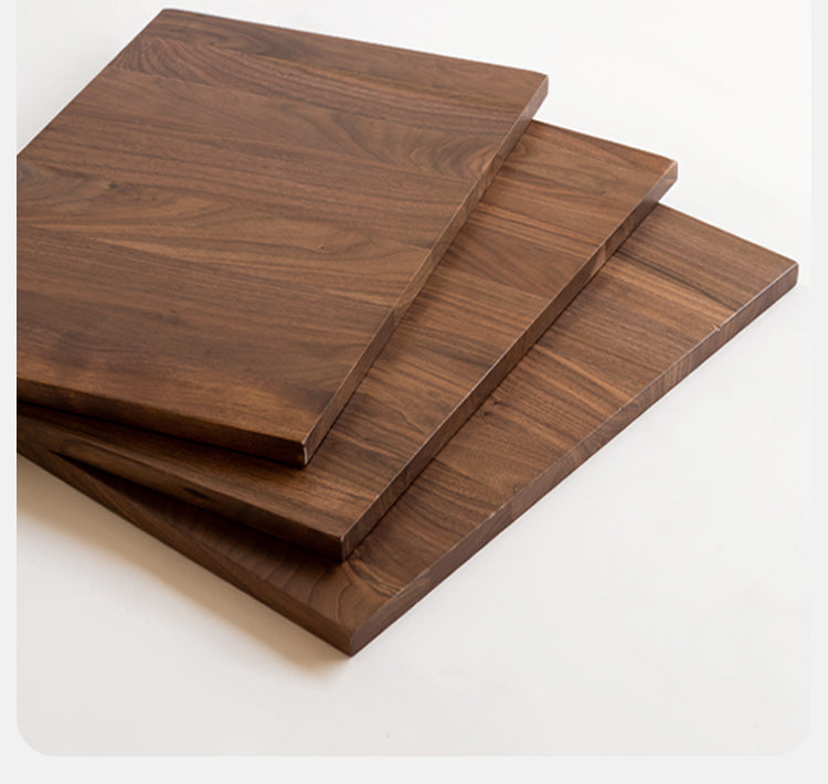 Black Walnut Solid Wood Modern TV Cabinet Locker Integrated.