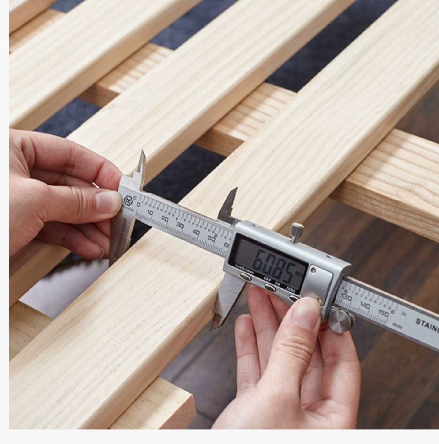 Oak, Beech Solid Wood Sleeper Sofa: