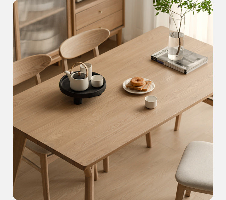 Ash Solid Wood Creative Dining Table