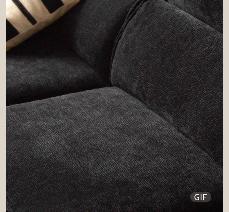 Fabric Modern Style chenille tofu block Sofa.