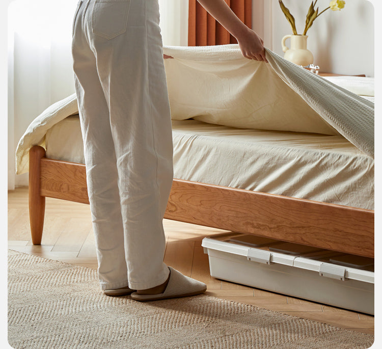 Oak, Black Walnut, Сherry Wood Bed