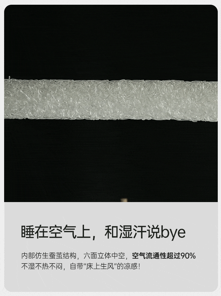 Zero-Glue Bedroom Mattress — Natural Anti-Mite, Breathable, Spring Back Support, Firm Support Mattress