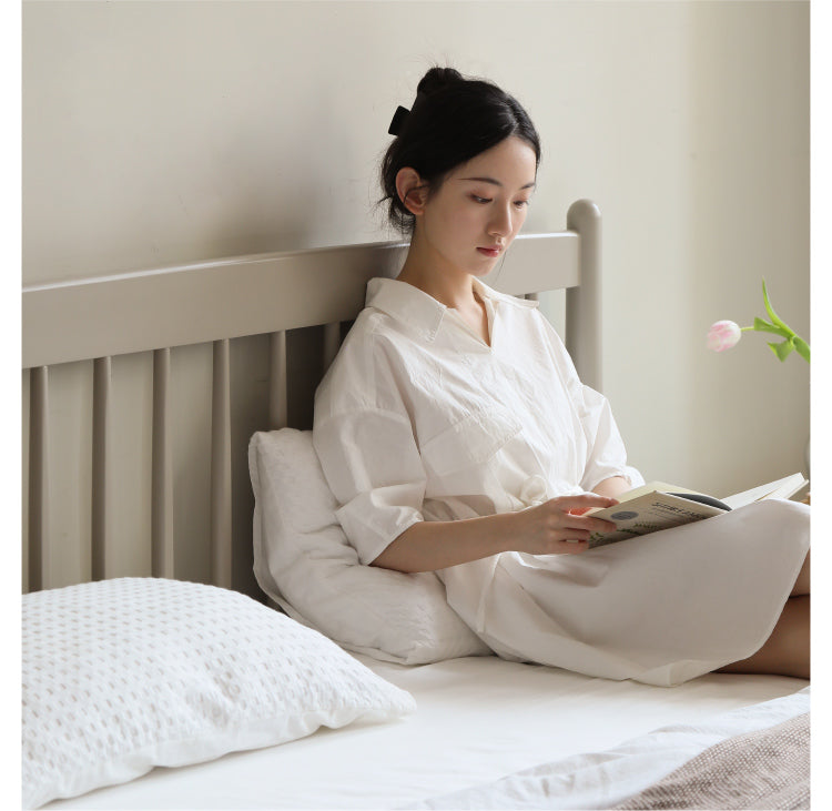 Ash Solid Wood Light Luxury Bed