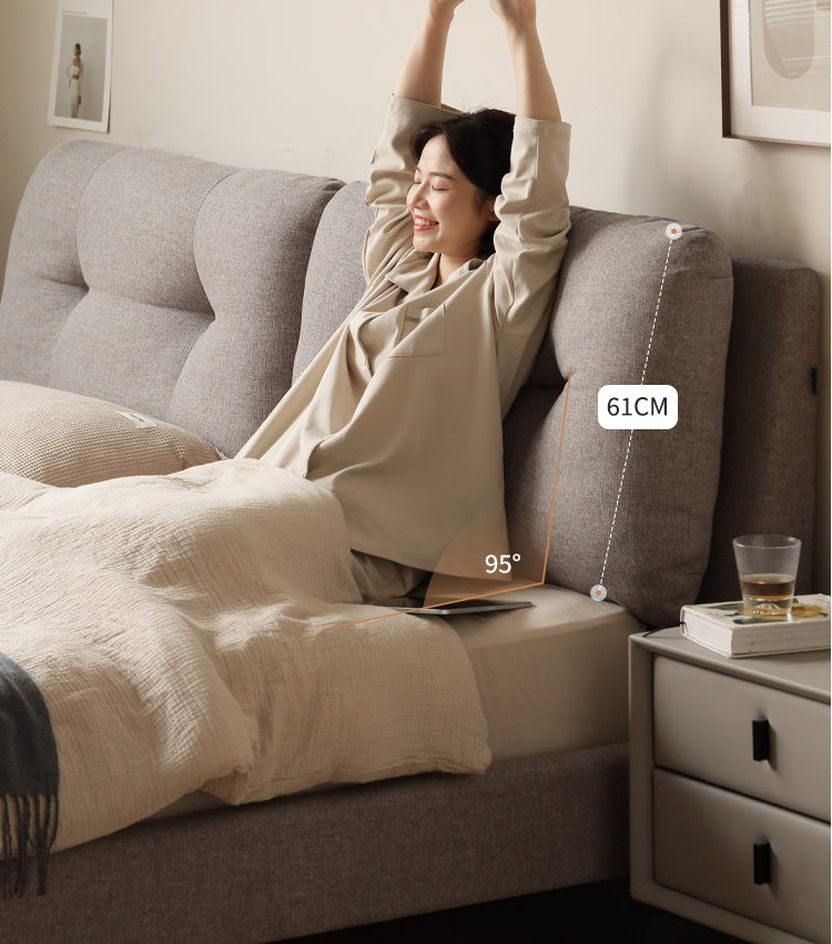 Lightweight Luxury Fabric Bed