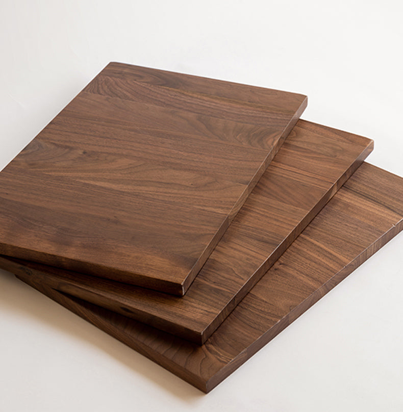 Black Walnut, Oak Solid Wood Rectangular Dining Table