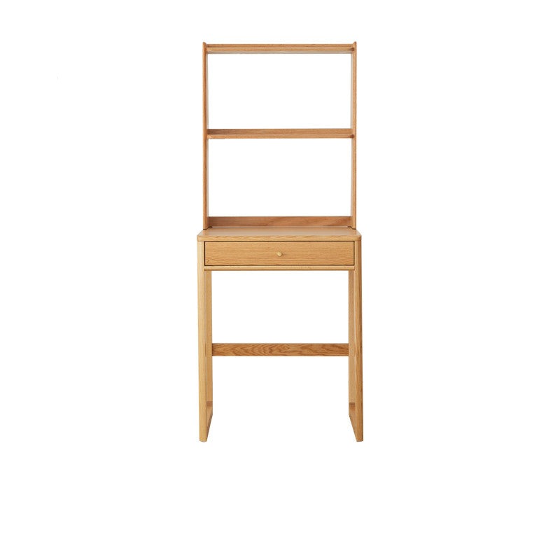 Oak, Beech Solid Wood Small Office Desk