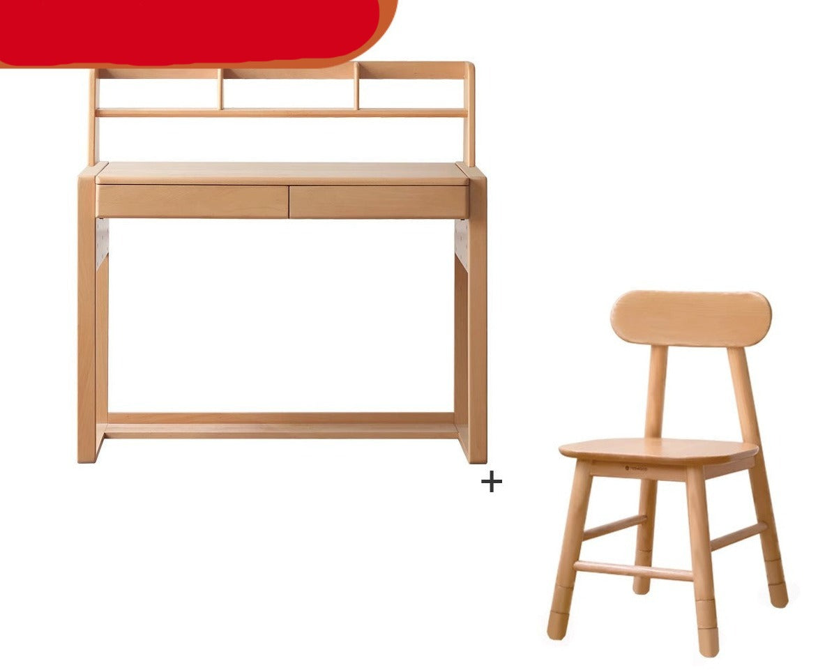 Desk can be lifted and adjusted Beech solid wood