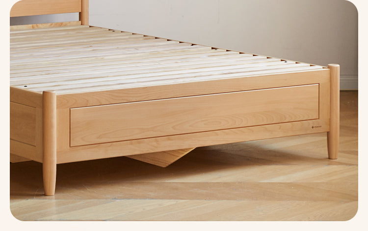 Beech Solid Wood Children's Box Bed