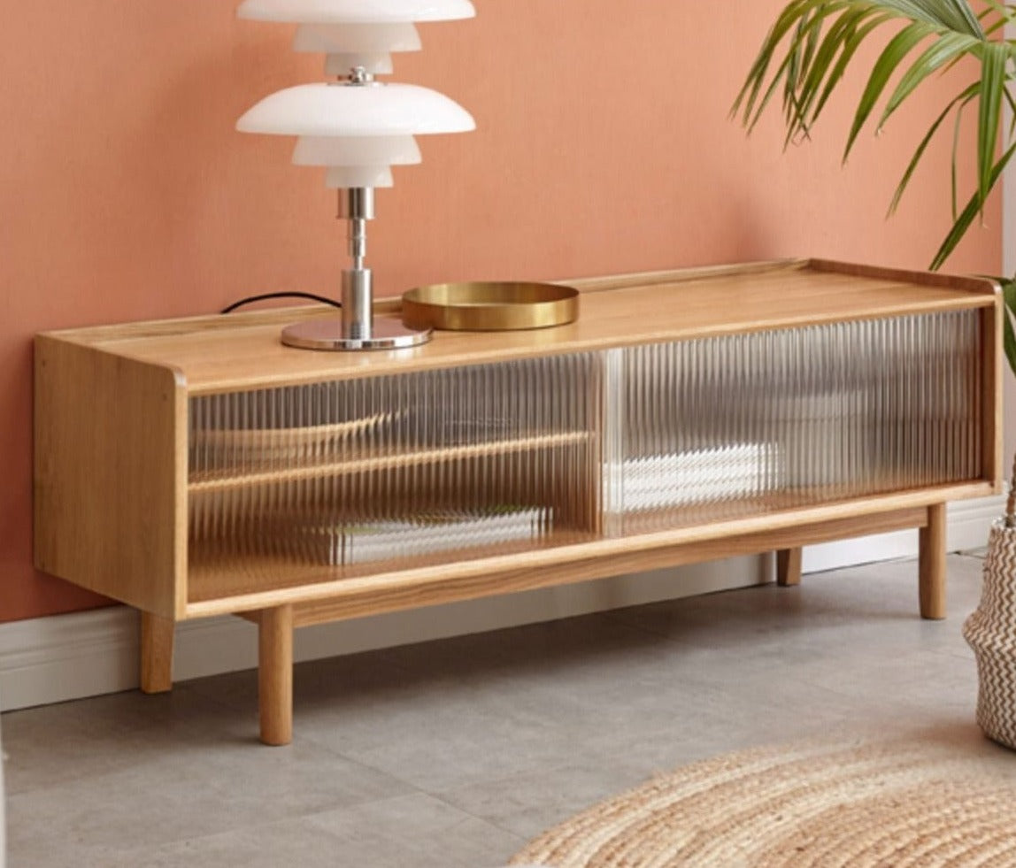 Oak Solid Wood Various Styles TV Stand Small Size