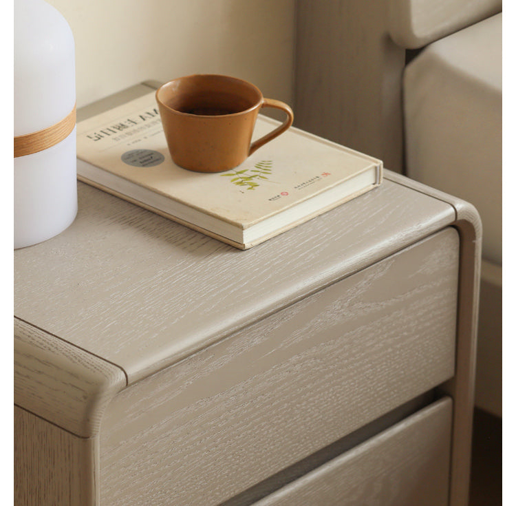 Tulipwood Solid Wood Nightstand Light Luxury.