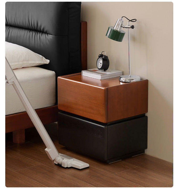 Oak, Poplar Solid Wood Nightstand