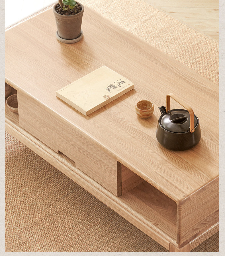 Ash Solid Wood New Style Modern Nordic Coffee Table