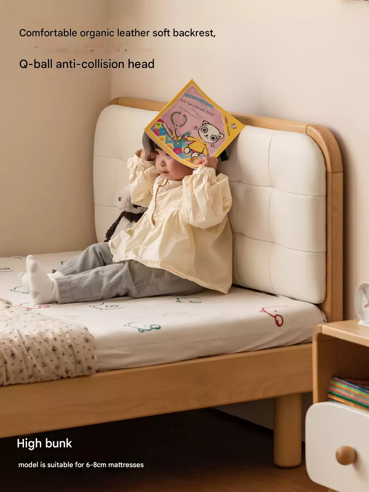 Beech Solid Wood Children's Soft Bed