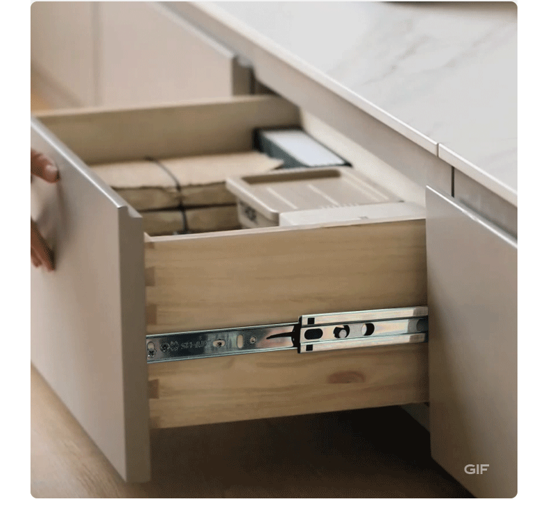 Poplar Solid Wood Rock Slab TV Stand.