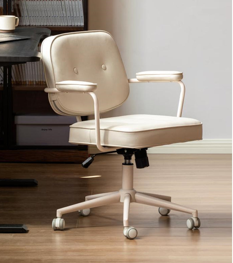 Genuine Leather, Technical Fabric Office Chair.