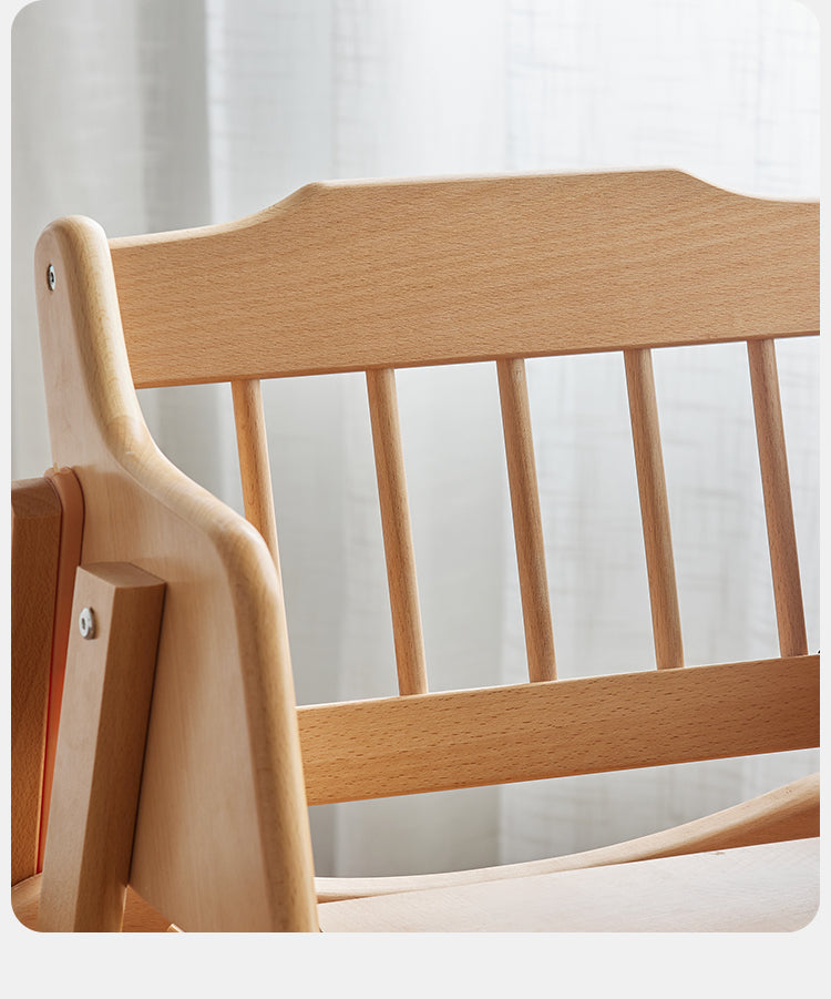 Beech solid wood baby lifting dining chair"+